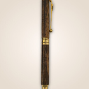 Wooden pen with gold fittings for nurses.